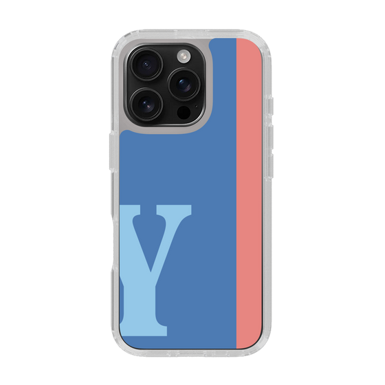Slim Protection Case［ オリジナル - initial color line - Y blue ］