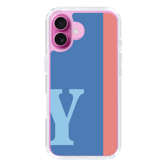 Slim Protection Case［ オリジナル - initial color line - Y blue ］