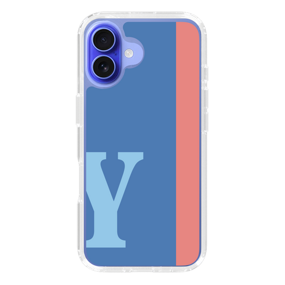 Slim Protection Case［ オリジナル - initial color line - Y blue ］