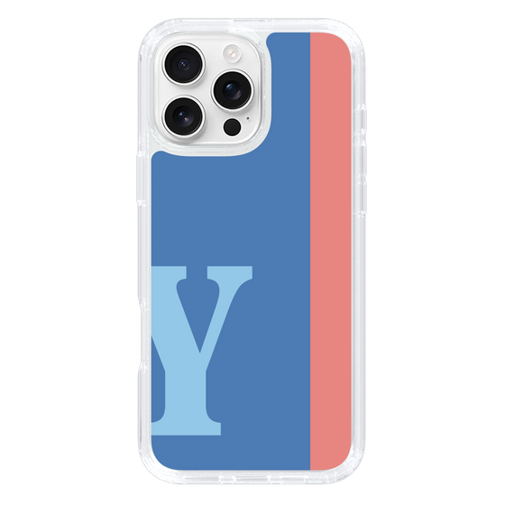 Slim Protection Case［ オリジナル - initial color line - Y blue ］