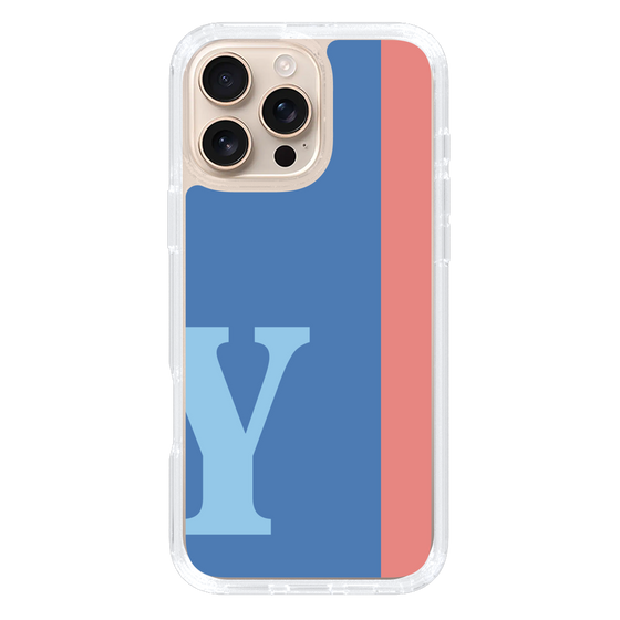 Slim Protection Case［ オリジナル - initial color line - Y blue ］