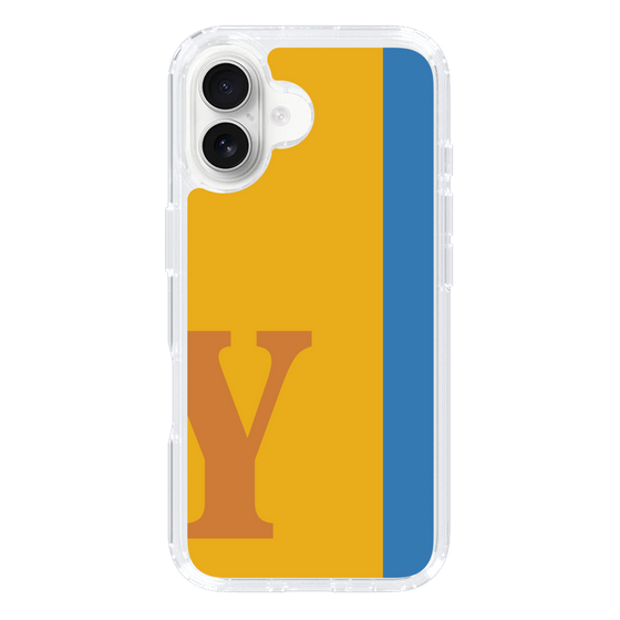 Slim Protection Case［ オリジナル - initial color line - Y orange ］