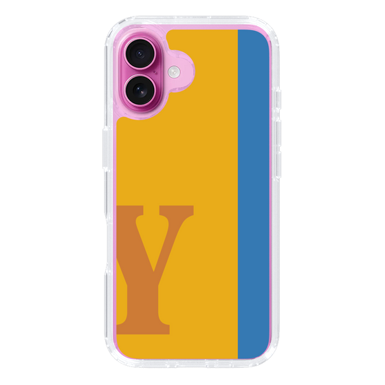 Slim Protection Case［ オリジナル - initial color line - Y orange ］