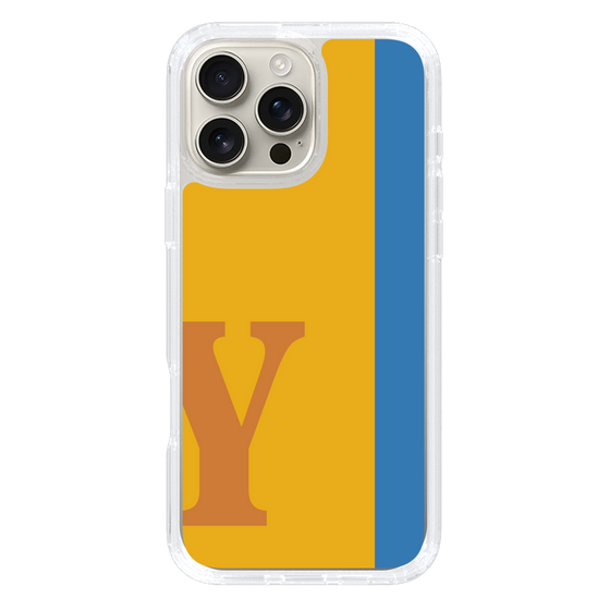 Slim Protection Case［ オリジナル - initial color line - Y orange ］