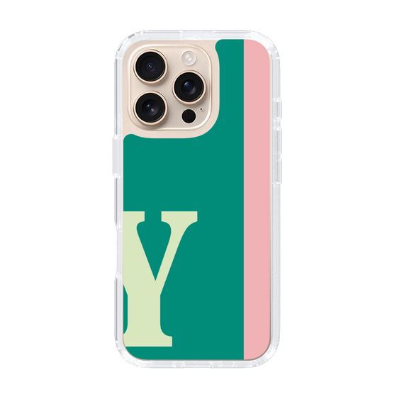Slim Protection Case［ オリジナル - initial color line - Y green ］
