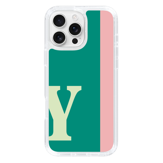 Slim Protection Case［ オリジナル - initial color line - Y green ］