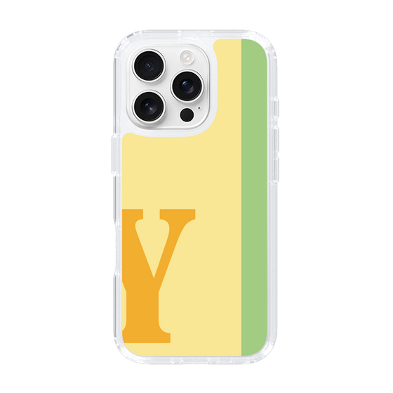 Slim Protection Case［ オリジナル - initial color line - Y yellow ］
