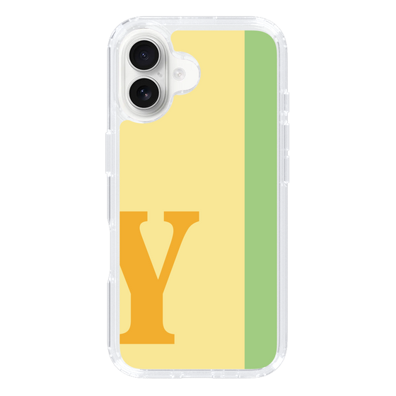 Slim Protection Case［ オリジナル - initial color line - Y yellow ］