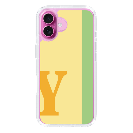 Slim Protection Case［ オリジナル - initial color line - Y yellow ］