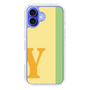 Slim Protection Case［ オリジナル - initial color line - Y yellow ］