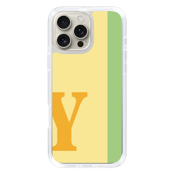 Slim Protection Case［ オリジナル - initial color line - Y yellow ］
