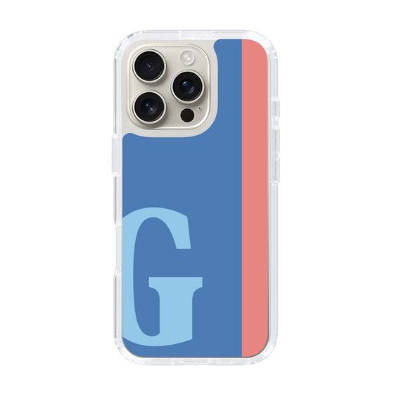 Slim Protection Case［ オリジナル - initial color line - G blue ］