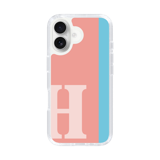 Slim Protection Case［ オリジナル - initial color line - H pink ］