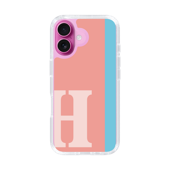 Slim Protection Case［ オリジナル - initial color line - H pink ］