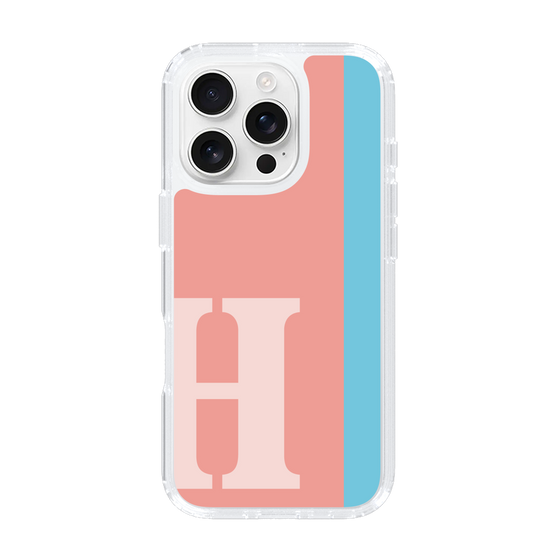 Slim Protection Case［ オリジナル - initial color line - H pink ］