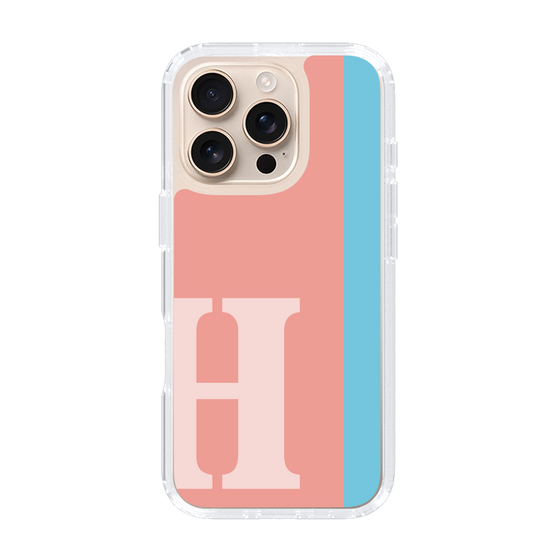 Slim Protection Case［ オリジナル - initial color line - H pink ］