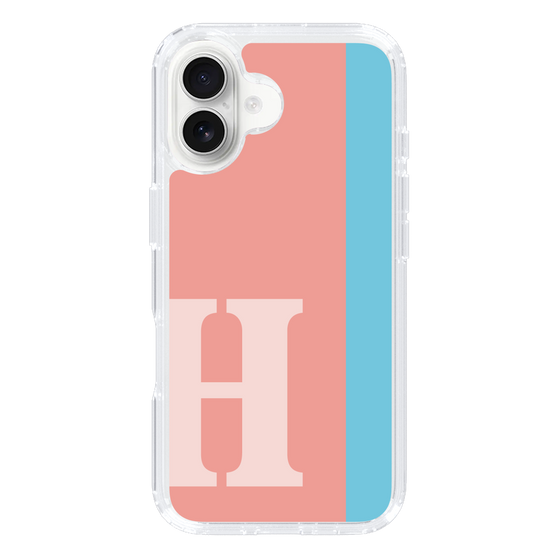 Slim Protection Case［ オリジナル - initial color line - H pink ］