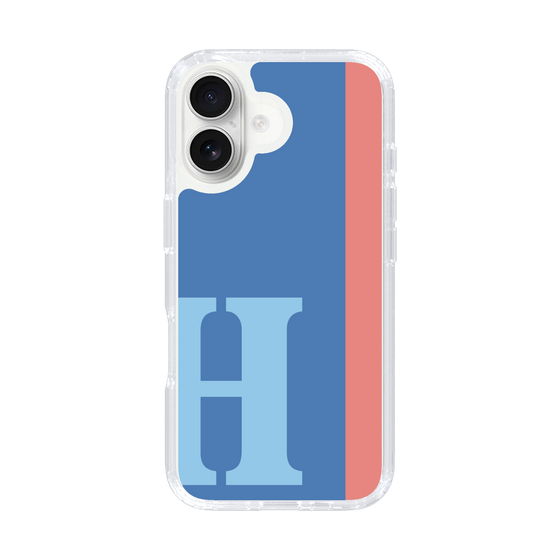 Slim Protection Case［ オリジナル - initial color line - H blue ］