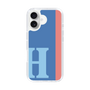 Slim Protection Case［ オリジナル - initial color line - H blue ］