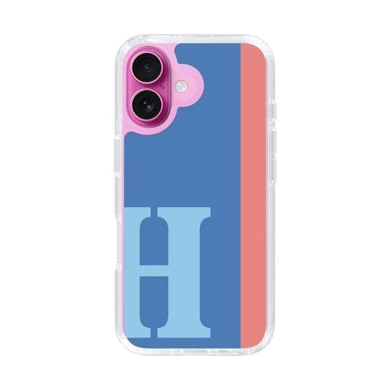 Slim Protection Case［ オリジナル - initial color line - H blue ］
