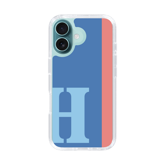 Slim Protection Case［ オリジナル - initial color line - H blue ］