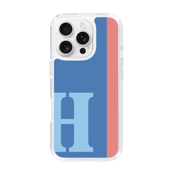 Slim Protection Case［ オリジナル - initial color line - H blue ］