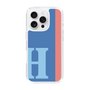 Slim Protection Case［ オリジナル - initial color line - H blue ］