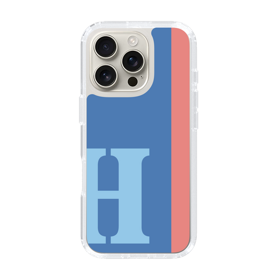 Slim Protection Case［ オリジナル - initial color line - H blue ］