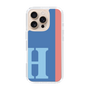 Slim Protection Case［ オリジナル - initial color line - H blue ］