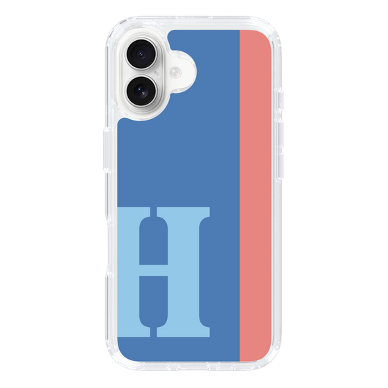 Slim Protection Case［ オリジナル - initial color line - H blue ］