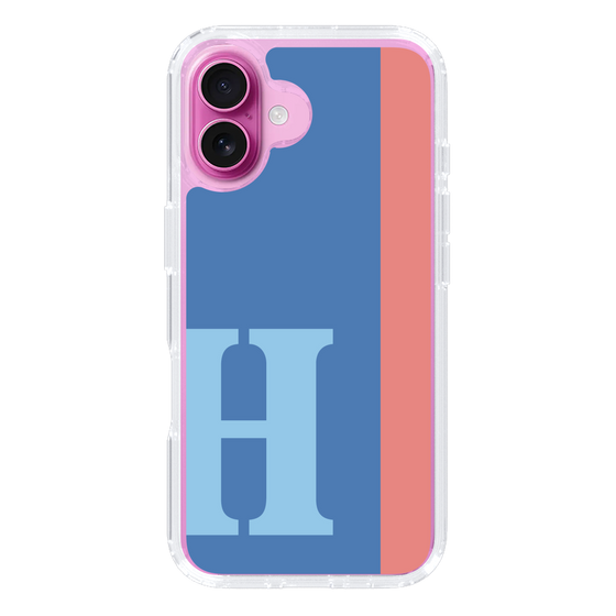 Slim Protection Case［ オリジナル - initial color line - H blue ］