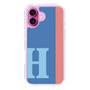 Slim Protection Case［ オリジナル - initial color line - H blue ］