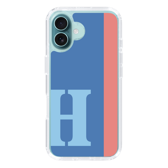 Slim Protection Case［ オリジナル - initial color line - H blue ］