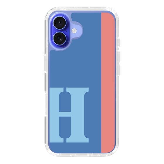 Slim Protection Case［ オリジナル - initial color line - H blue ］