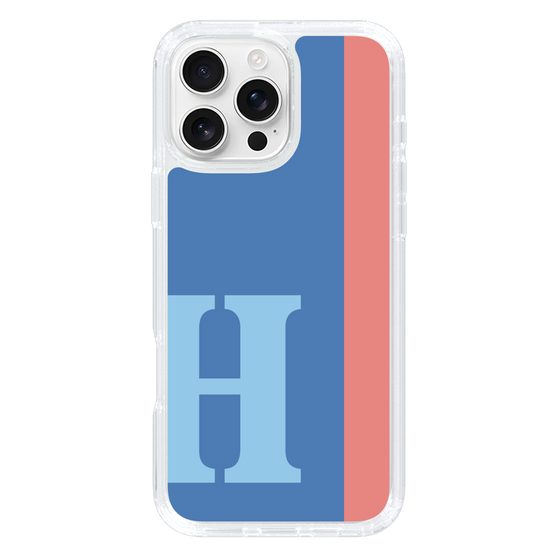 Slim Protection Case［ オリジナル - initial color line - H blue ］