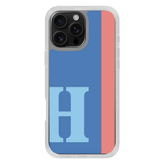 Slim Protection Case［ オリジナル - initial color line - H blue ］