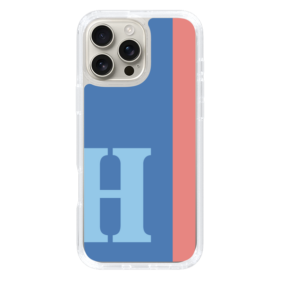 Slim Protection Case［ オリジナル - initial color line - H blue ］