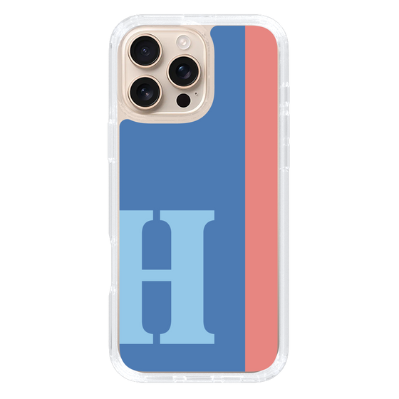Slim Protection Case［ オリジナル - initial color line - H blue ］