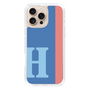 Slim Protection Case［ オリジナル - initial color line - H blue ］