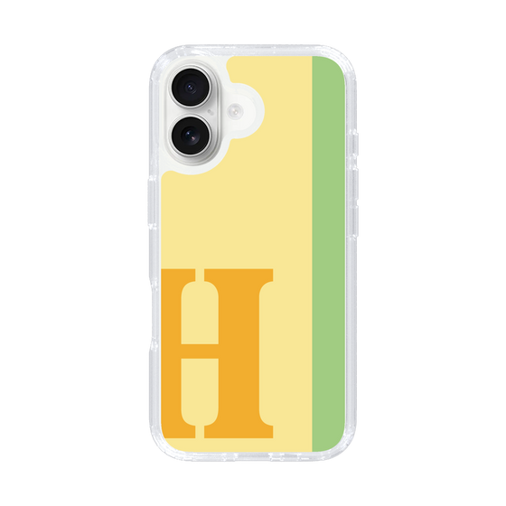 Slim Protection Case［ オリジナル - initial color line - H yellow ］