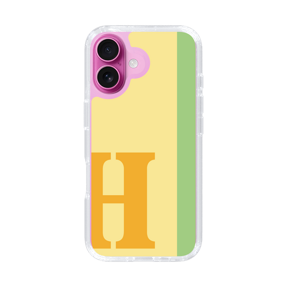 Slim Protection Case［ オリジナル - initial color line - H yellow ］