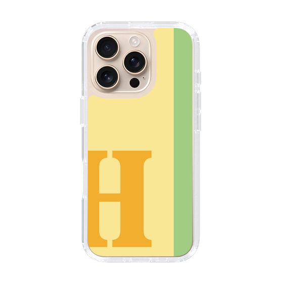 Slim Protection Case［ オリジナル - initial color line - H yellow ］