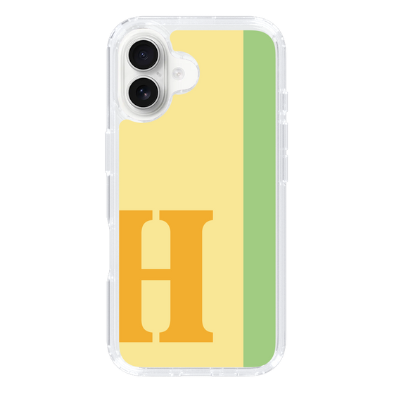 Slim Protection Case［ オリジナル - initial color line - H yellow ］