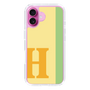 Slim Protection Case［ オリジナル - initial color line - H yellow ］