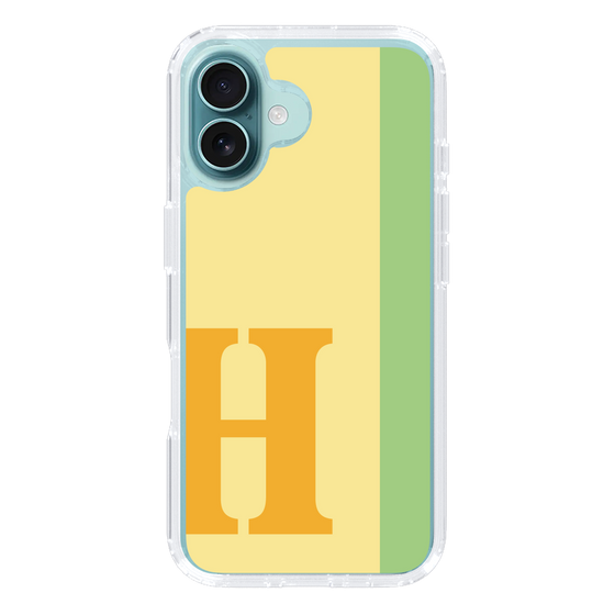 Slim Protection Case［ オリジナル - initial color line - H yellow ］