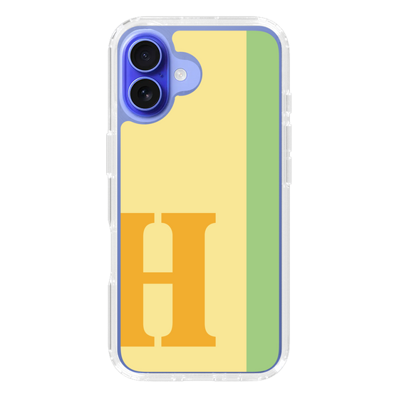 Slim Protection Case［ オリジナル - initial color line - H yellow ］