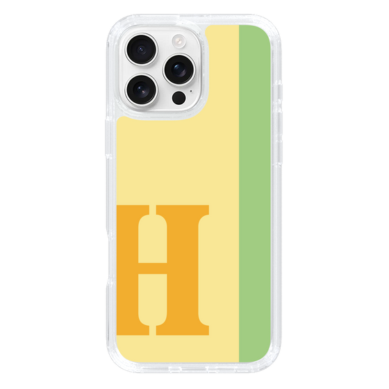 Slim Protection Case［ オリジナル - initial color line - H yellow ］