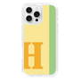 Slim Protection Case［ オリジナル - initial color line - H yellow ］