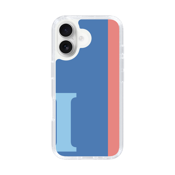Slim Protection Case［ オリジナル - initial color line - I blue ］