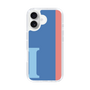 Slim Protection Case［ オリジナル - initial color line - I blue ］